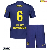 Atletico Madrid Koke #6 Replica Away Minikit 2025-26 Short Sleeve (+ pants)